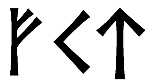 fkt - Напиши имя  FKT рунами  - ᚠᚲᛏ - Значение и характер имени  FKT - 