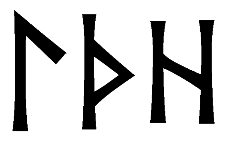 lthh - Напиши имя  LTHH рунами  - ᛚᛏᚺᚺ - Значение и характер имени  LTHH - 