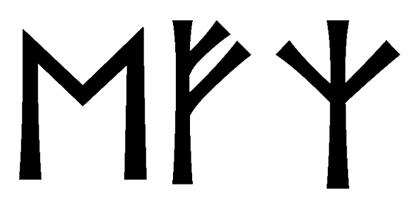 efz - Напиши имя  EFZ рунами  - ᛖᚠᛉ - Значение и характер имени  EFZ -