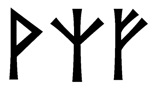 vzf - Напиши имя  VZF рунами  - ᛉᚠ - Значение и характер имени  VZF - 