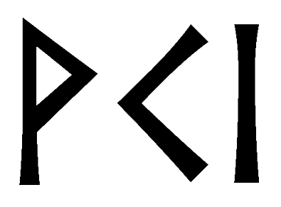 vki - Напиши имя VKI рунами - ᚲᛁ - Значение и характер имени VKI -