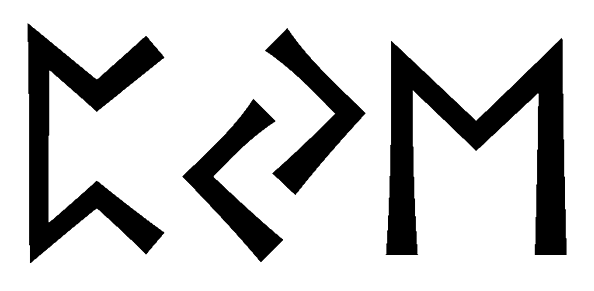pye - Напиши имя  PYE рунами  - ᛈᛃᛖ - Значение и характер имени  PYE - 