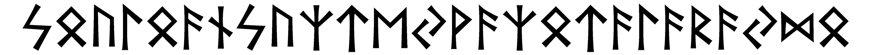 soulo-ansuz-teyvaz-otala-raydo - Напиши имя  СОУЛО-АНСУЗ-ТЕЙВАЗ-ОТАЛА-РАЙДО рунами  - ᛋᛟᚢᛚᛟᚨᚾᛋᚢᛉᛏᛖᛃᚹᚨᛉᛟᛏᚨᛚᚨᚱᚨᛃᛞᛟ - Значение и характер имени  СОУЛО-АНСУЗ-ТЕЙВАЗ-ОТАЛА-РАЙДО - 