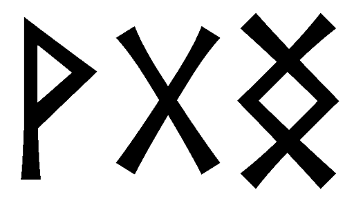 vgng - Напиши имя  VGNG рунами  - ᚷᚾᚷ - Значение и характер имени  VGNG - 