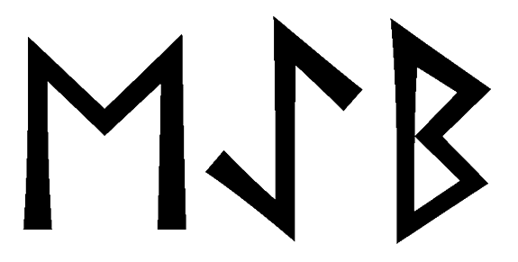 eaeb - Напиши имя  EAEB рунами  - ᛖᚨᛖᛒ - Значение и характер имени  EAEB - 