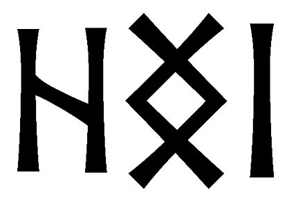 hngi - Напиши имя  HNGI рунами  - ᚺᚾᚷᛁ - Значение и характер имени  HNGI -