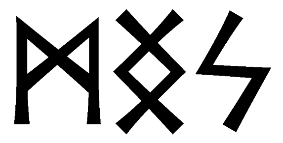 mngs - Напиши имя  MNGS рунами  - ᛗᚾᚷᛋ - Значение и характер имени  MNGS - 