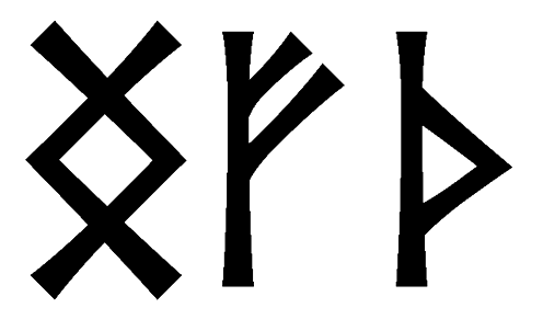 ngfth - Напиши имя  NGFTH рунами  - ᚾᚷᚠᛏᚺ - Значение и характер имени  NGFTH - 
