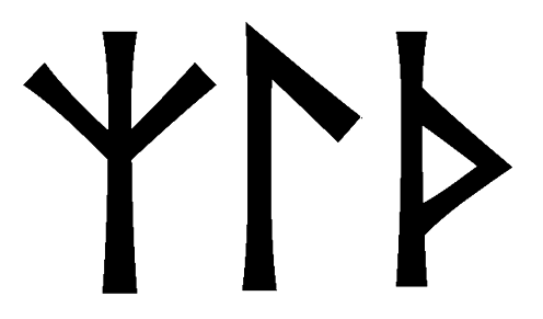 zlth - Напиши имя  ZLTH рунами  - ᛉᛚᛏᚺ - Значение и характер имени  ZLTH - 