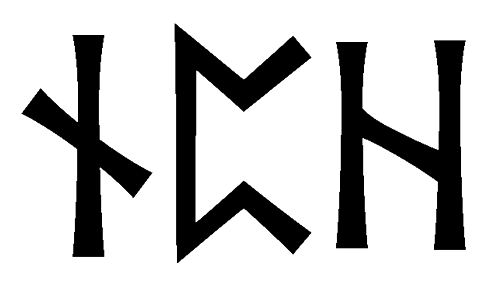 nph - Напиши имя  NPH рунами  - ᚾᛈᚺ - Значение и характер имени  NPH - 