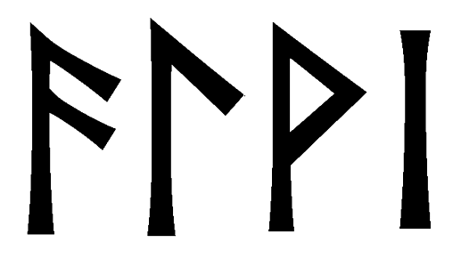 alvi - Напиши имя  ALVI рунами  - ᚨᛚᚹᛁ - Значение и характер имени  ALVI - 