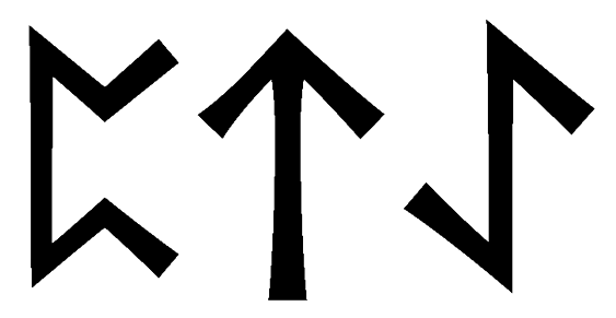 ptae - Напиши имя  PTAE рунами  - ᛈᛏᚨᛖ - Значение и характер имени  PTAE - 