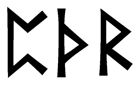 pthr - Напиши имя PTHR рунами - ᛈᛏᚺᚱ - Значение и характер имени PTHR -