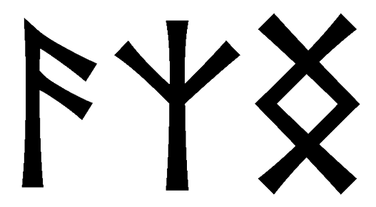 azng - Напиши имя  AZNG рунами  - ᚨᛉᚾᚷ - Значение и характер имени  AZNG - 