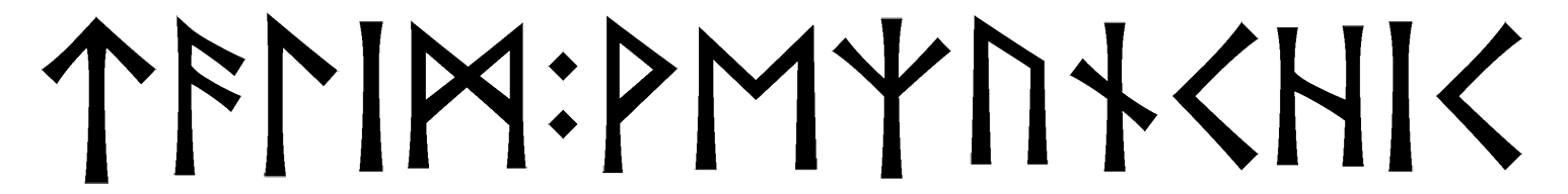 talim+vezunchic - Напиши имя  TALIM+VEZUNCHIC рунами  - ᛏᚨᛚᛁᛗ:ᛖᛉᚢᚾᚲᚺᛁᚲ - Значение и характер имени  TALIM+VEZUNCHIC - 