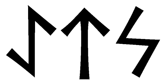 aets - Напиши имя  AETS рунами  - ᚨᛖᛏᛋ - Значение и характер имени  AETS - 