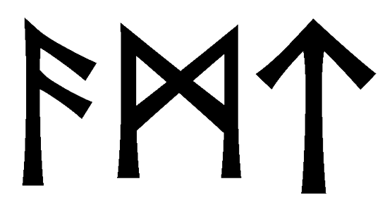 amt - Напиши имя AMT рунами - ᚨᛗᛏ - Значение и характер имени AMT -
