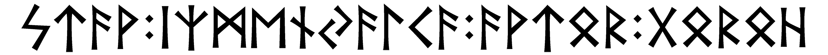 stav+izmenjalka+avtor+goroh - Напиши имя  STAV+IZMENJALKA+AVTOR+GOROH рунами  - ᛋᛏᚨᚹ:ᛁᛉᛗᛖᚾᛃᚨᛚᚲᚨ:ᚨᚹᛏᛟᚱ:ᚷᛟᚱᛟᚺ - Значение и характер имени  STAV+IZMENJALKA+AVTOR+GOROH - 