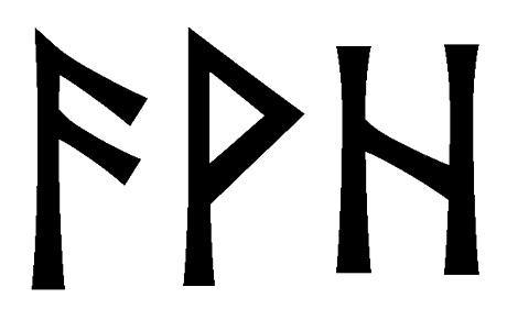 avh - Напиши имя  AVH рунами  - ᚨᚺ - Значение и характер имени  AVH - 
