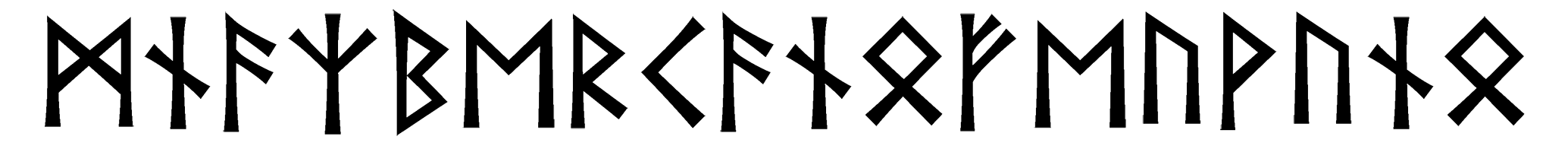 mnazbercanofeuvuno - Напиши имя  MNAZBERCANOFEUVUNO рунами  - ᛗᚾᚨᛉᛒᛖᚱᚨᚾᚠᛖᚢᚹᚢᚾ - Значение и характер имени  MNAZBERCANOFEUVUNO - 