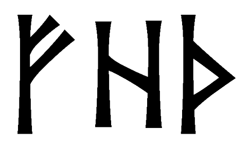 fhth - Напиши имя  FHTH рунами  - ᚠᚺᛏᚺ - Значение и характер имени  FHTH - 