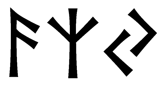 azy - Напиши имя  AZY рунами  - ᚨᛉᛃ - Значение и характер имени  AZY - 