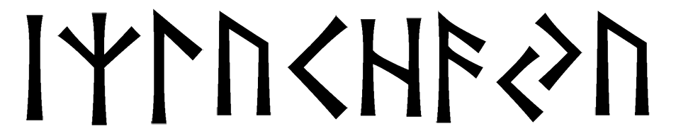 izlukhaju - Напиши имя  IZLUKHAJU рунами  - ᛁᛉᛚᚢᚲᚺᚨᛃᚢ - Значение и характер имени  IZLUKHAJU - 
