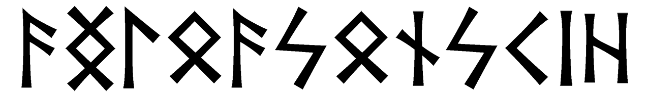 angloasonscih - Напиши имя  ANGLOASONSCIH рунами  - ᚨᛝᛚᛋᚾᛋᛁ - Значение и характер имени  ANGLOASONSCIH - 