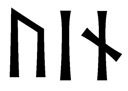 uin - Напиши имя UIN рунами - ᚢᛁᚾ - Значение и характер имени UIN -