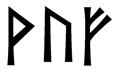 vuf - Напиши имя  VUF рунами  - ᚢᚠ - Значение и характер имени  VUF - 