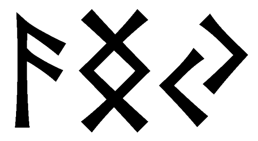 angy - Напиши имя  ANGY рунами  - ᚨᚾᚷᛃ - Значение и характер имени  ANGY - 