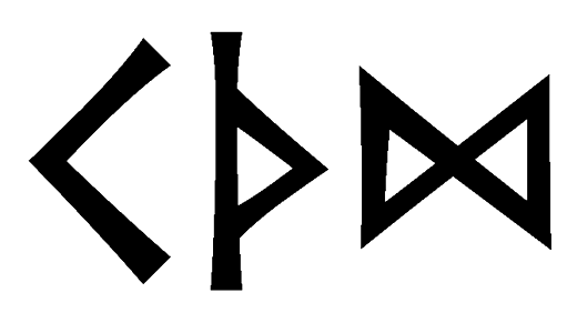 kthd - Напиши имя  KTHD рунами  - ᚲᛏᚺᛞ - Значение и характер имени  KTHD - 
