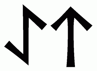 aet - Напиши имя  AET рунами  - ᚨᛖᛏ - Значение и характер имени  AET - 