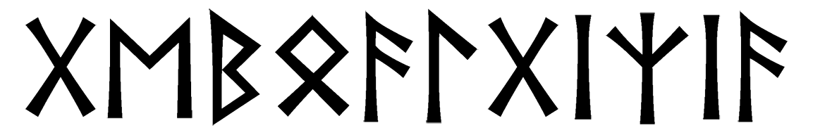 geboalgizia - Напиши имя  GEBOALGIZIA рунами  - ᚷᛖᛒᚨᛚᚷᛁᛉᛁᚨ - Значение и характер имени  GEBOALGIZIA - 