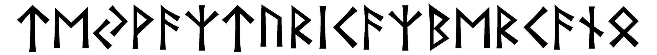 teyvaz-turicaz-berkano - Напиши имя  ТЕЙВАЗ-ТУРИCАЗ-БЕРКАНО рунами  - ᛏᛖᛃᚹᚨᛉᛏᚢᚱᛁᚲᚨᛉᛒᛖᚱᚲᚨᚾᛟ - Значение и характер имени  ТЕЙВАЗ-ТУРИCАЗ-БЕРКАНО - 