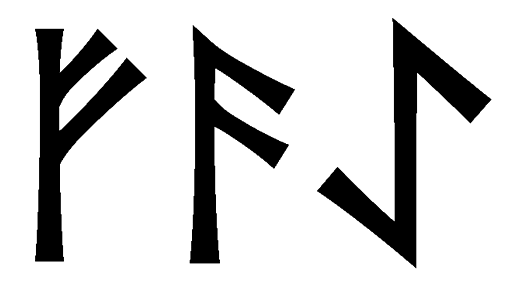 faae - Напиши имя  FAAE рунами  - ᚠᚨᚨᛖ - Значение и характер имени  FAAE - 