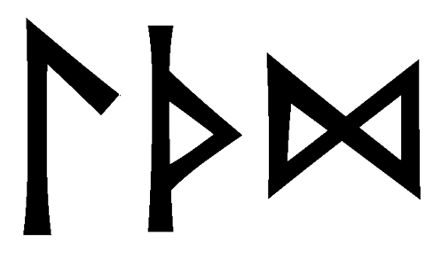 lthd - Напиши имя  LTHD рунами  - ᛚᛏᚺᛞ - Значение и характер имени  LTHD - 