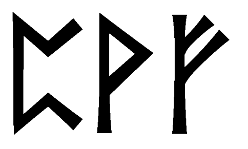 pvf - Напиши имя  PVF рунами  - ᛈᚠ - Значение и характер имени  PVF - 