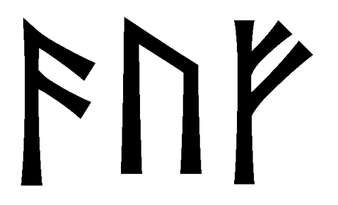 auf - Напиши имя  AUF рунами  - ᚢᚠ - Значение и характер имени  AUF - 