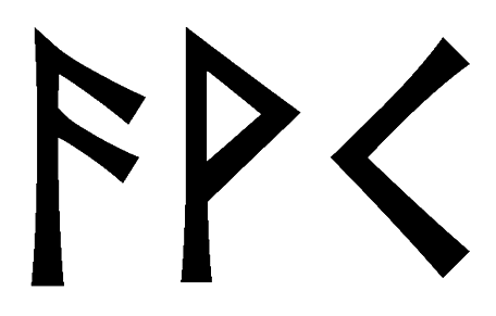 avk - Напиши имя AVK рунами - ᚨᚲ - Значение и характер имени AVK -