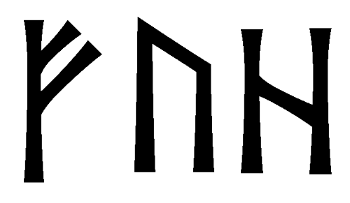 fuh - Напиши имя  FUH рунами  - ᚠᚢᚺ - Значение и характер имени  FUH - 