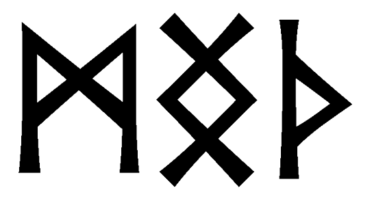 mngth - Напиши имя  MNGTH рунами  - ᛗᚾᚷᛏᚺ - Значение и характер имени  MNGTH - 