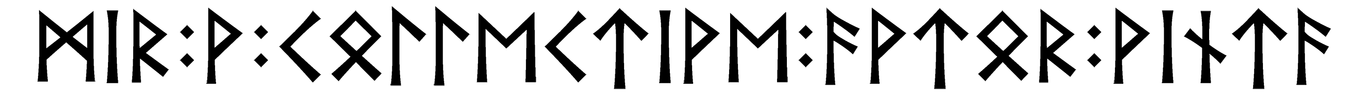 mir+v+collective+avtor+vinta - Напиши имя  MIR+V+COLLECTIVE+AVTOR+VINTA рунами  - ᛗᛁᚱ:ᚹ:ᛚᛚᛖᛏᛁᚹᛖ:ᚨᚹᛏᚱ:ᚹᛁᚾᛏᚨ - Значение и характер имени  MIR+V+COLLECTIVE+AVTOR+VINTA - 