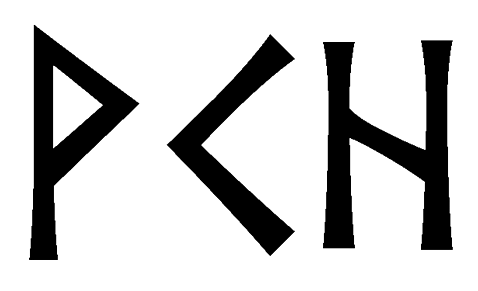 vkh - Напиши имя VKH рунами - ᚲᚺ - Значение и характер имени VKH -