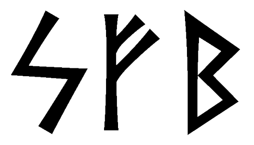 sfb - Напиши имя  SFB рунами  - ᛋᚠᛒ - Значение и характер имени  SFB - 