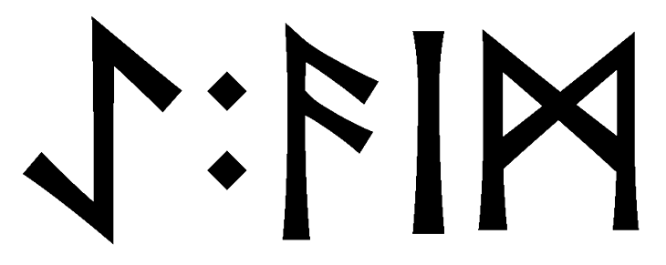 ae+aim - Напиши имя  AE+AIM рунами  - ᚨᛖ:ᚨᛁᛗ - Значение и характер имени  AE+AIM - 