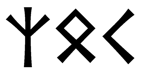 zoc - Напиши имя  ZOC рунами  - ᛉᛟᚲ - Значение и характер имени  ZOC - 