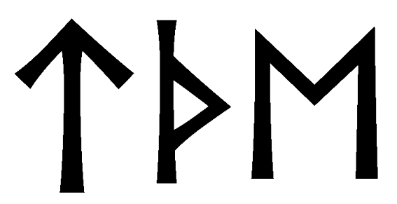 tthe - Напиши имя  TTHE рунами  - ᛏᛏᚺᛖ - Значение и характер имени  TTHE - 
