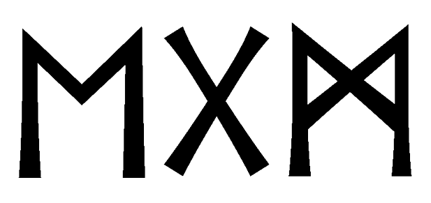 egm - Напиши имя  EGM рунами  - ᛖᚷᛗ - Значение и характер имени  EGM - 