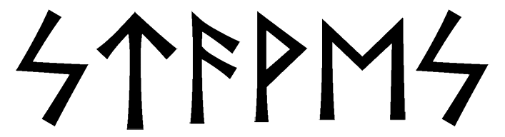 staves - Напиши имя  STAVES рунами  - ᚨᚹᛖᛋ - Значение и характер имени  STAVES - 